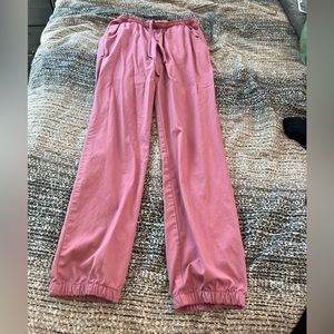 Pink scrub bottoms